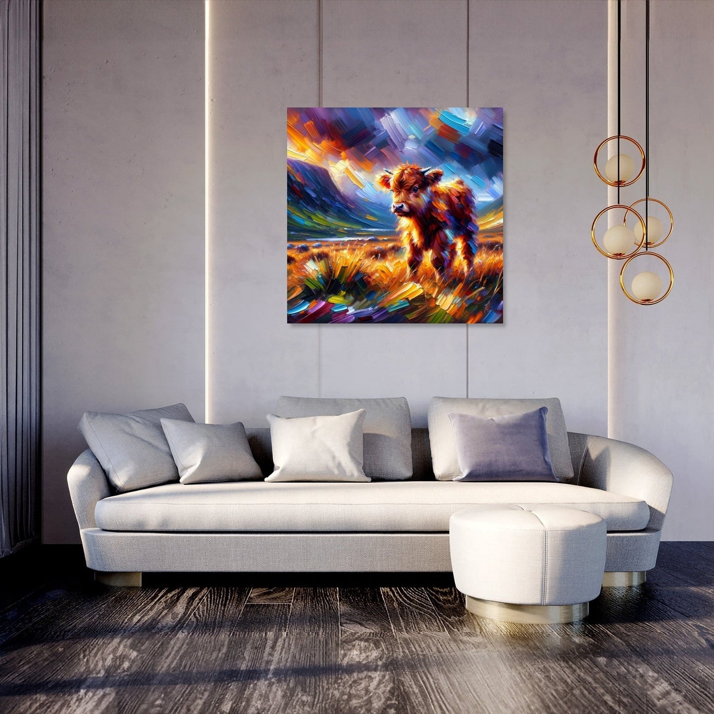 Highland Emotion Canvas