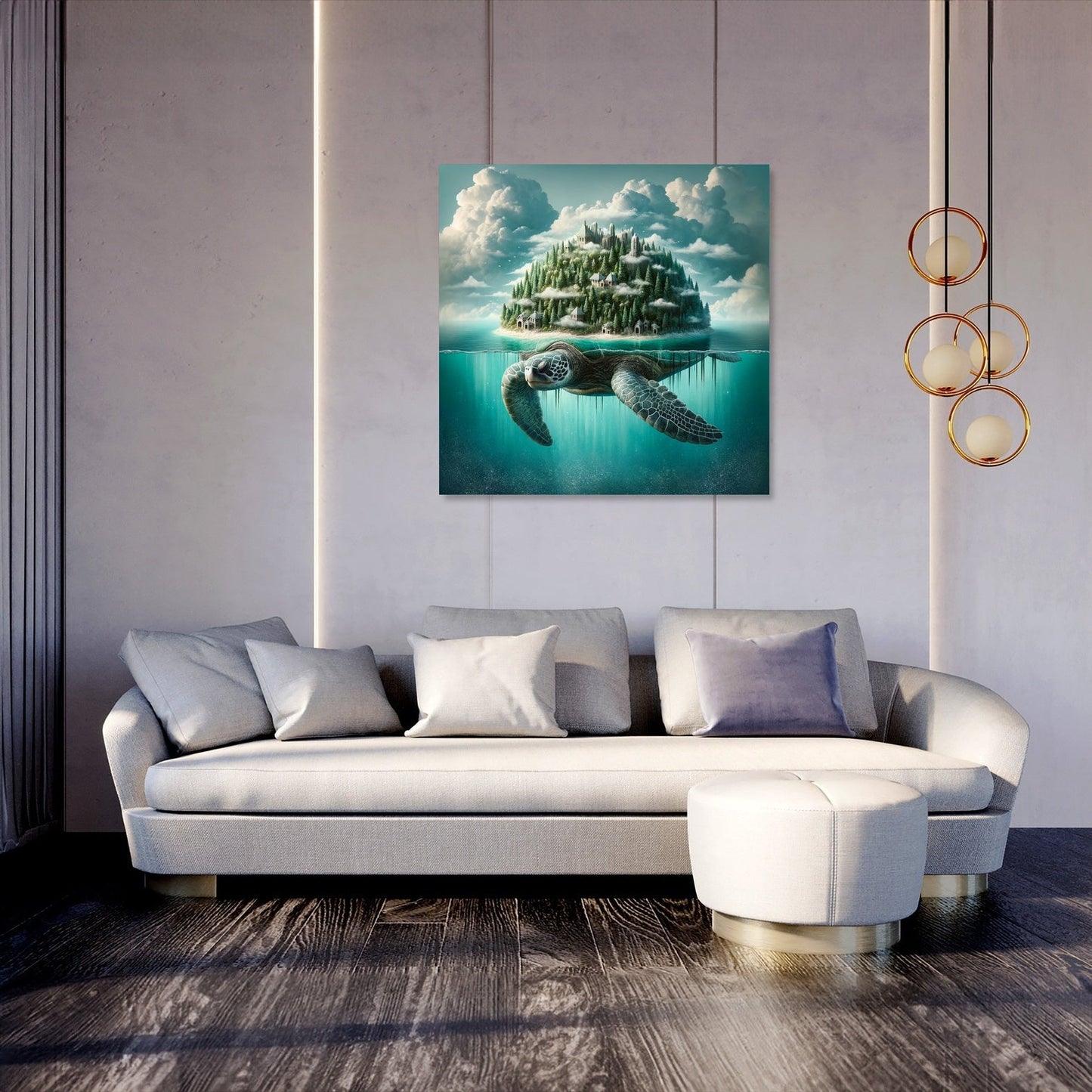 Marine Mirage Canvas
