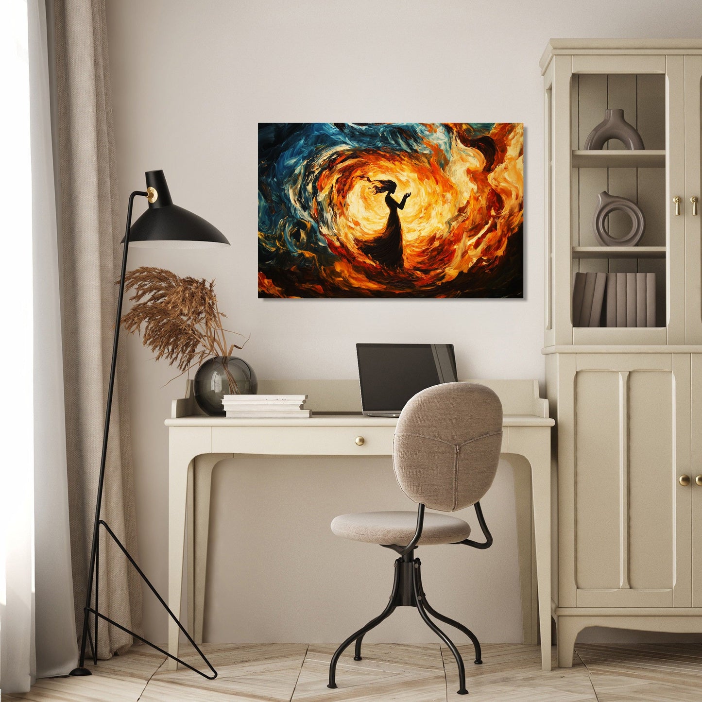 Flame Embrace Canvas