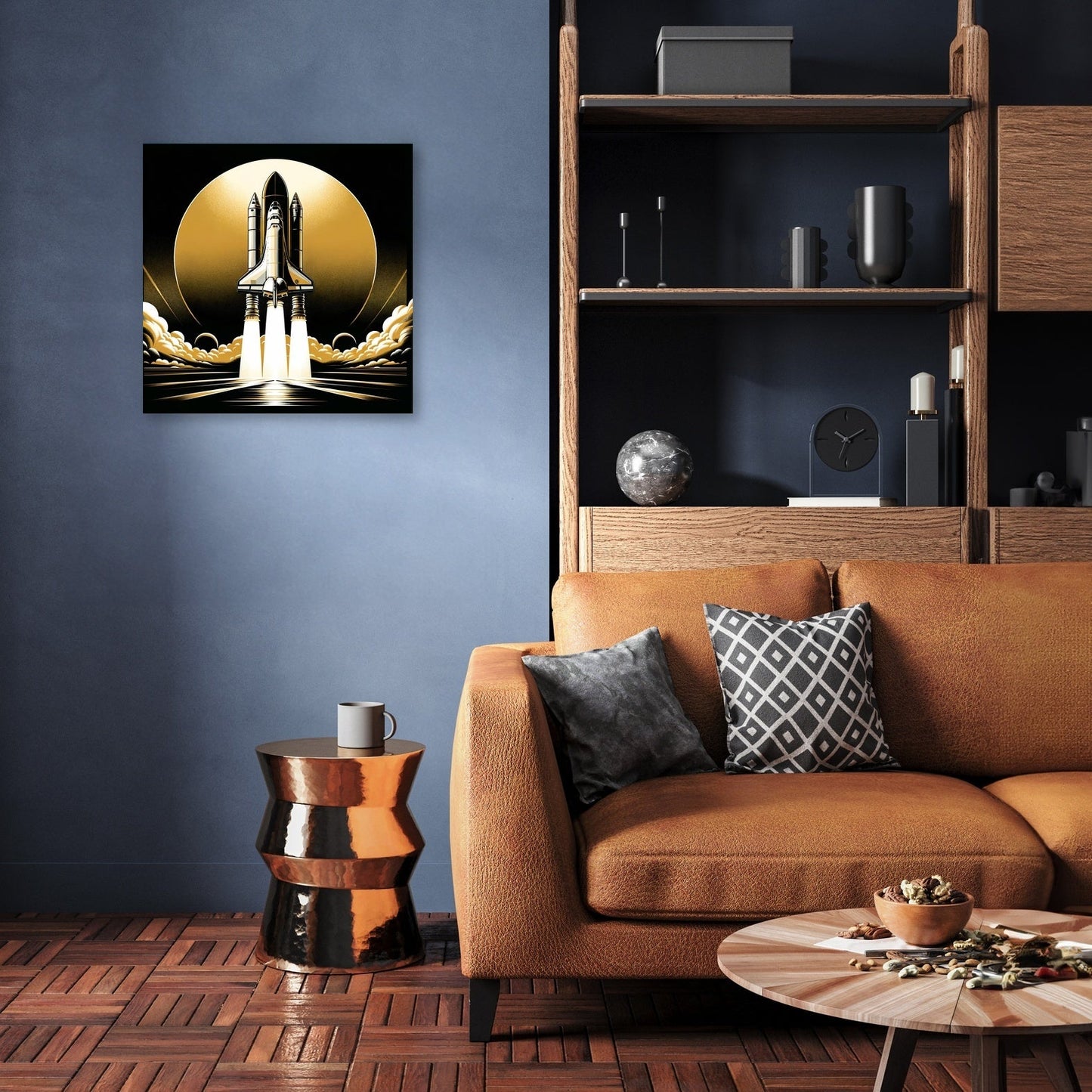 Golden Ascent Odyssey Canvas