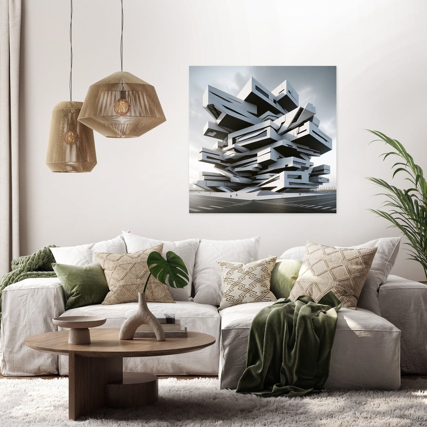 Deconstructivist Dimensions Canvas