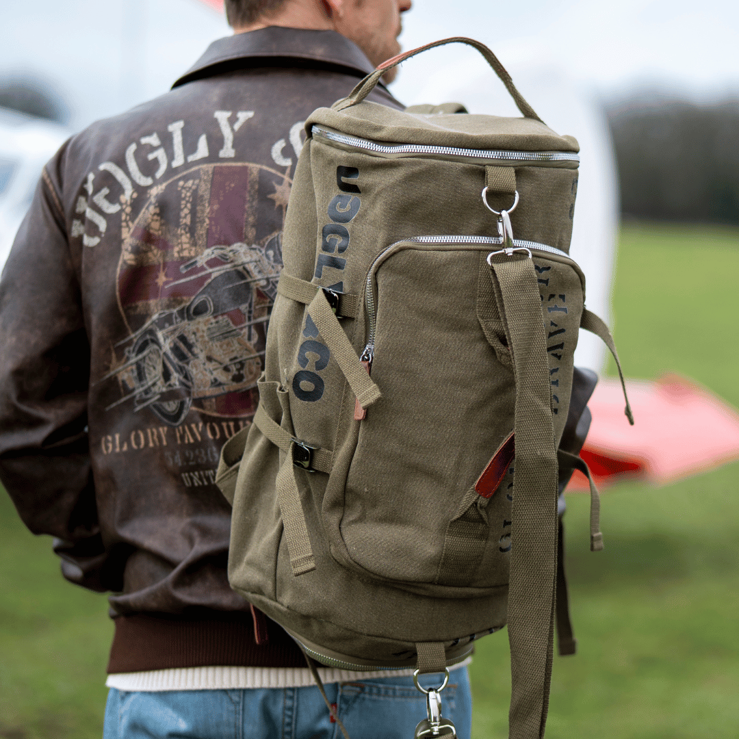 Green 'Aviation' Duffle Bag