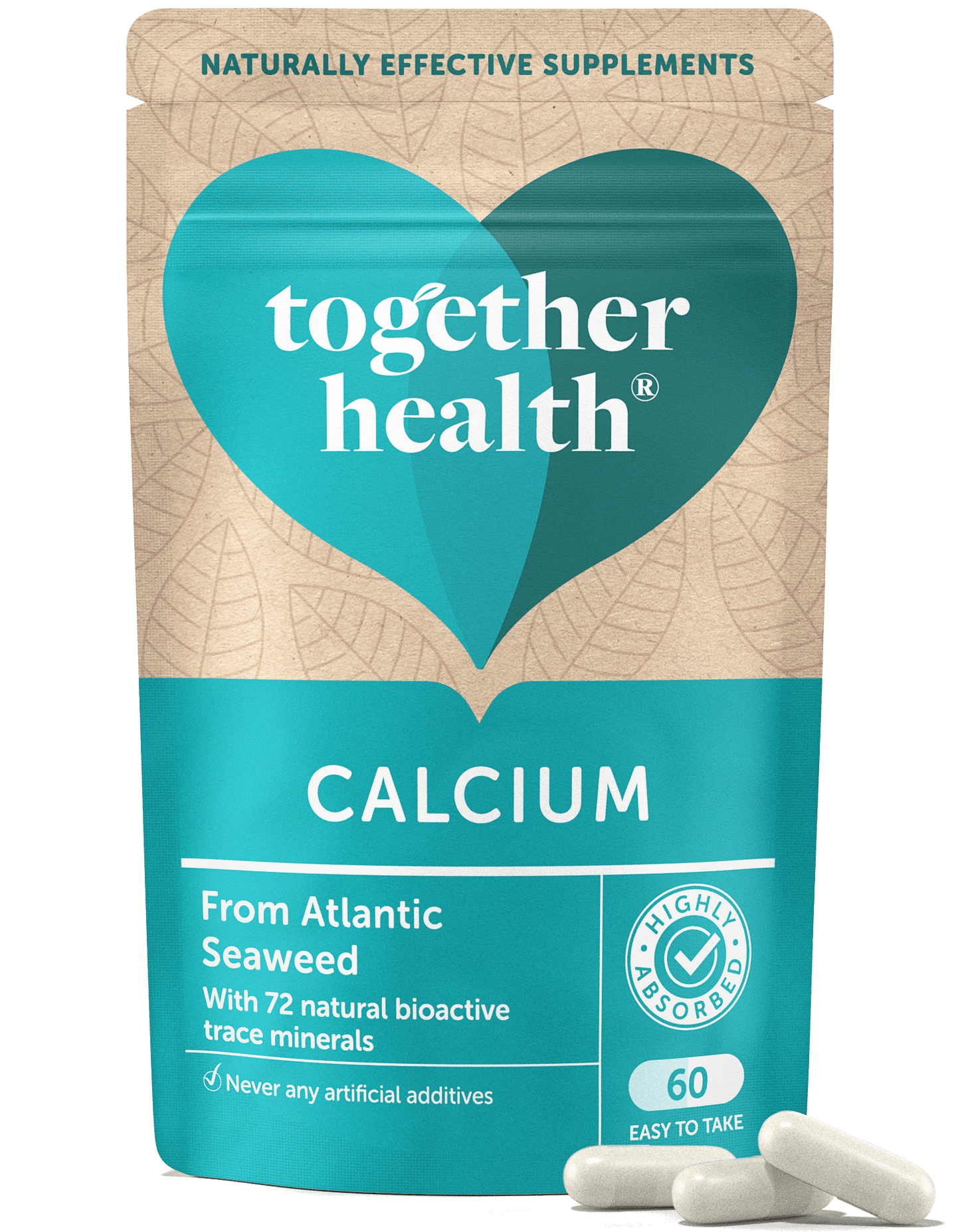 Calcium – Vegan Calcium Supplement – 60 Capsules
