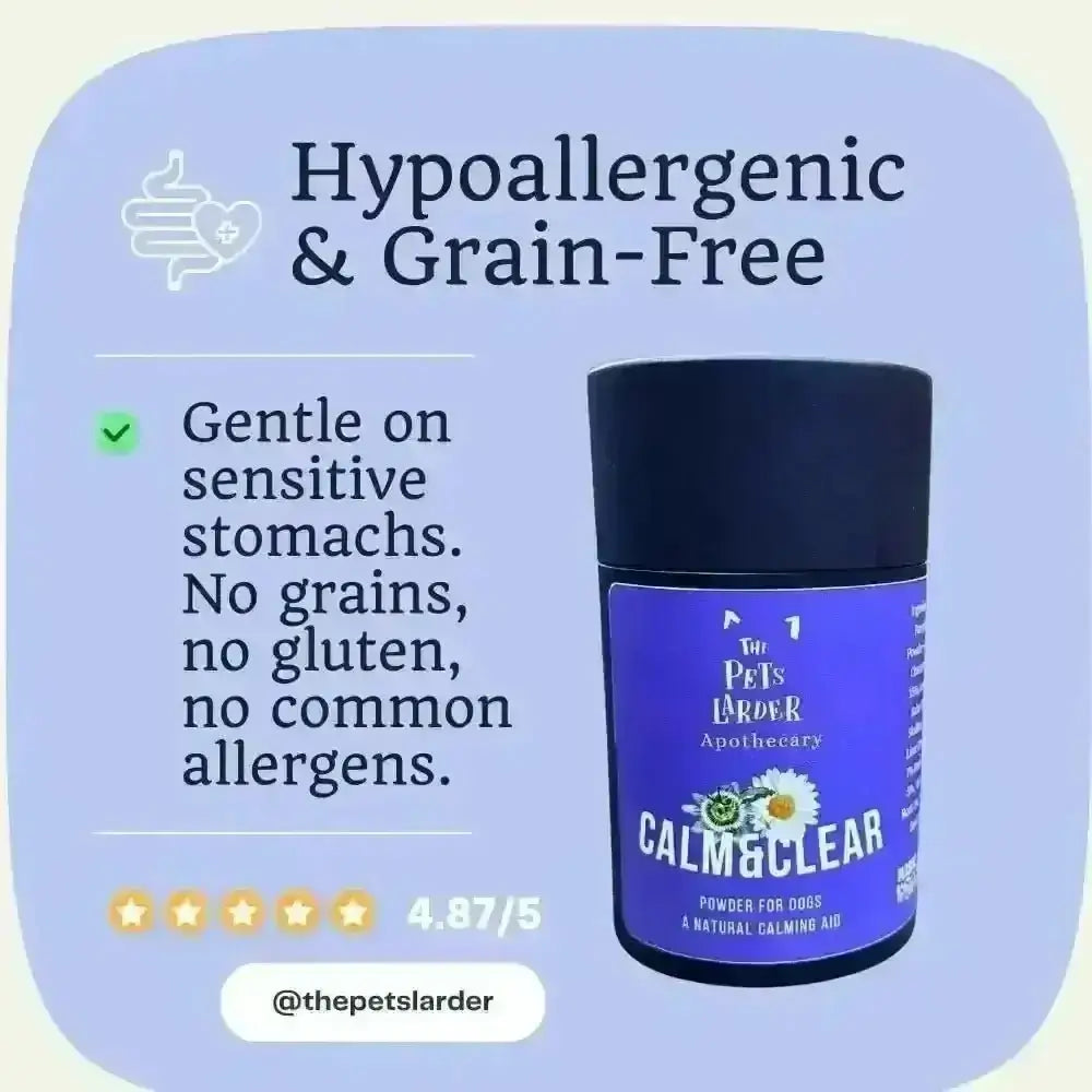 Calm & Clear – Natural Herbal Calming Supplement for Dogs