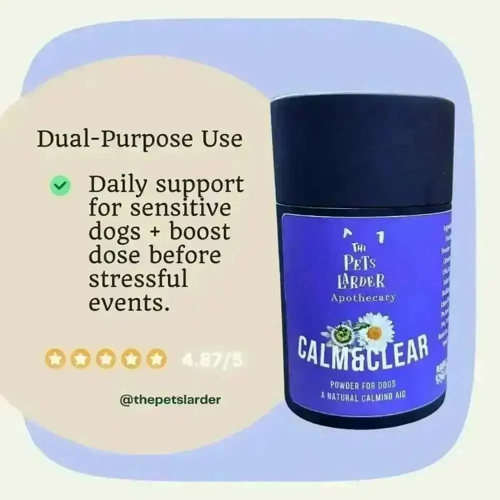 Calm & Clear – Natural Herbal Calming Supplement for Dogs