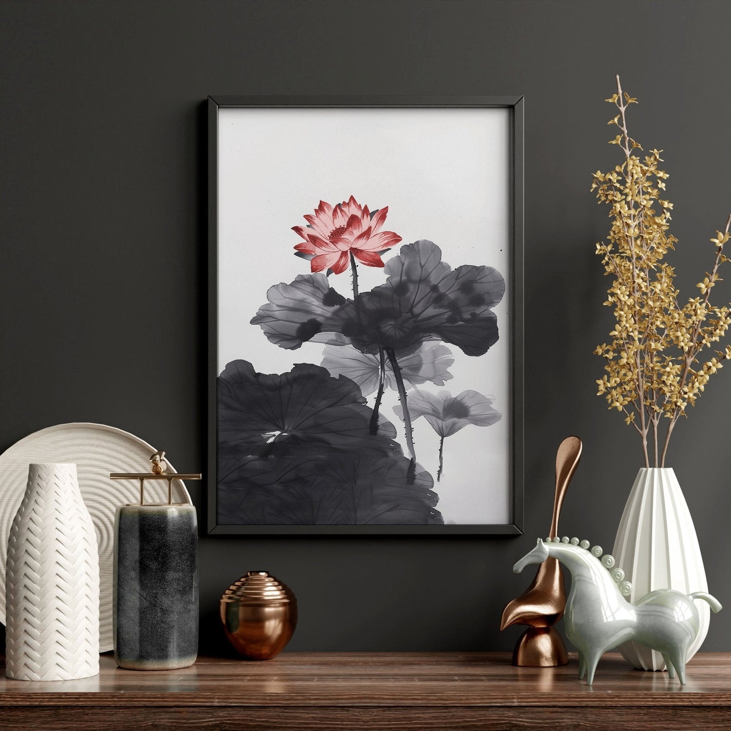 Calming Art | Set of 3 Asian Inspired Wall art Prints
