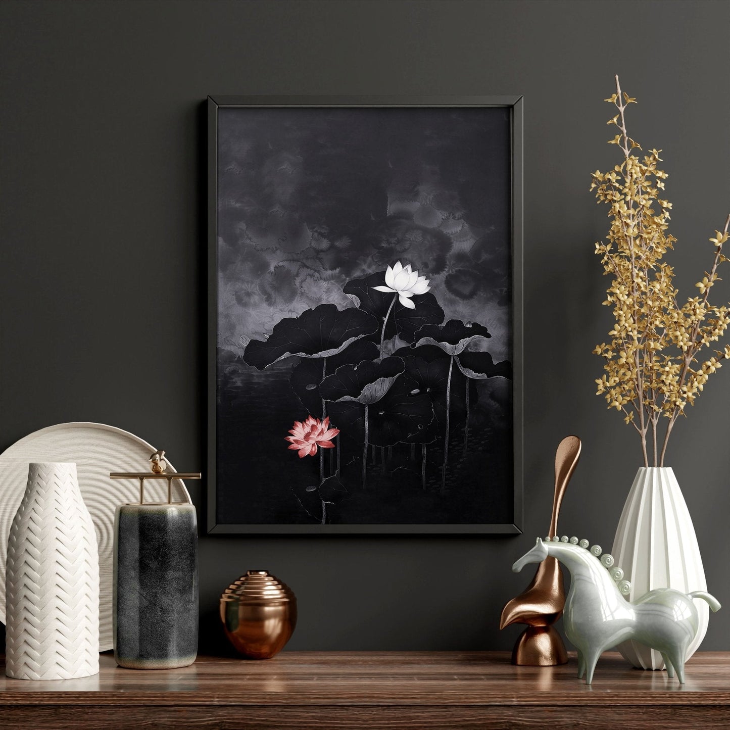 Calming Art | Set of 3 Asian Inspired Wall art Prints