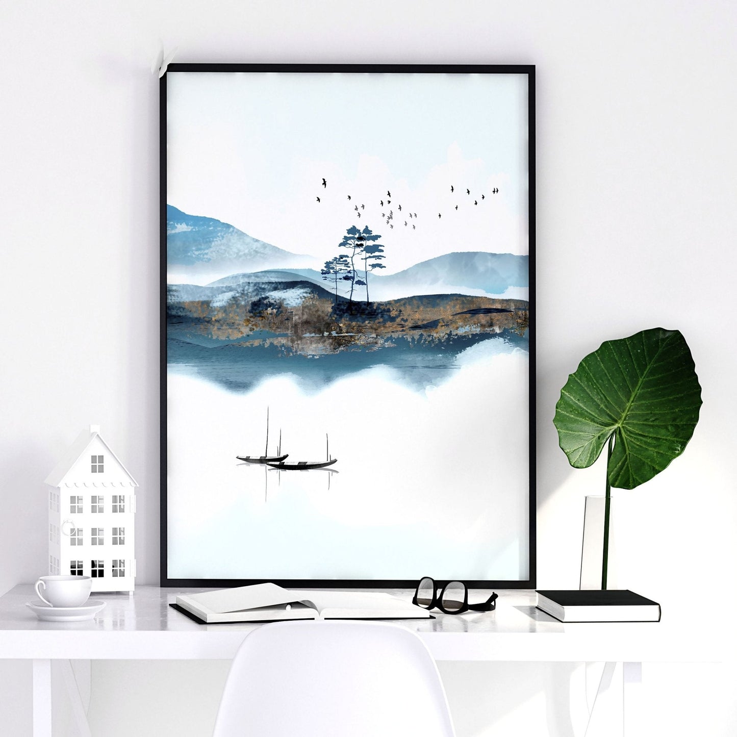 Art wall office | set of 3 framed wall art