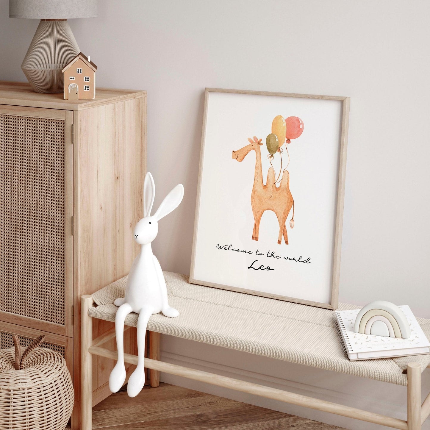 Animal prints for nursery decor Camel wall art print