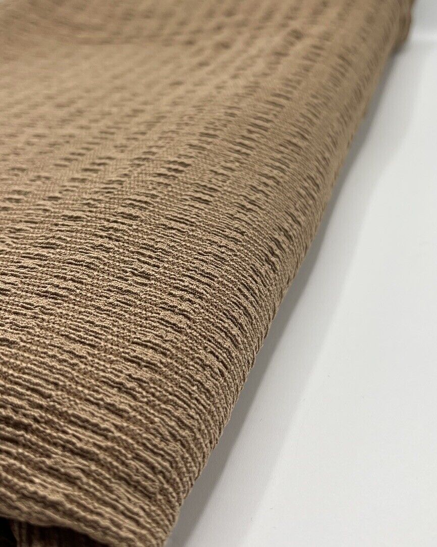 Camel Popcorn Stretch Fabric