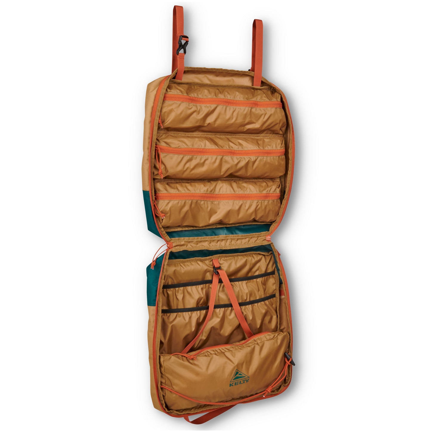 Kelty Camp Galley Camp Kitchen Organiser in Dull Gold / Deep Teal