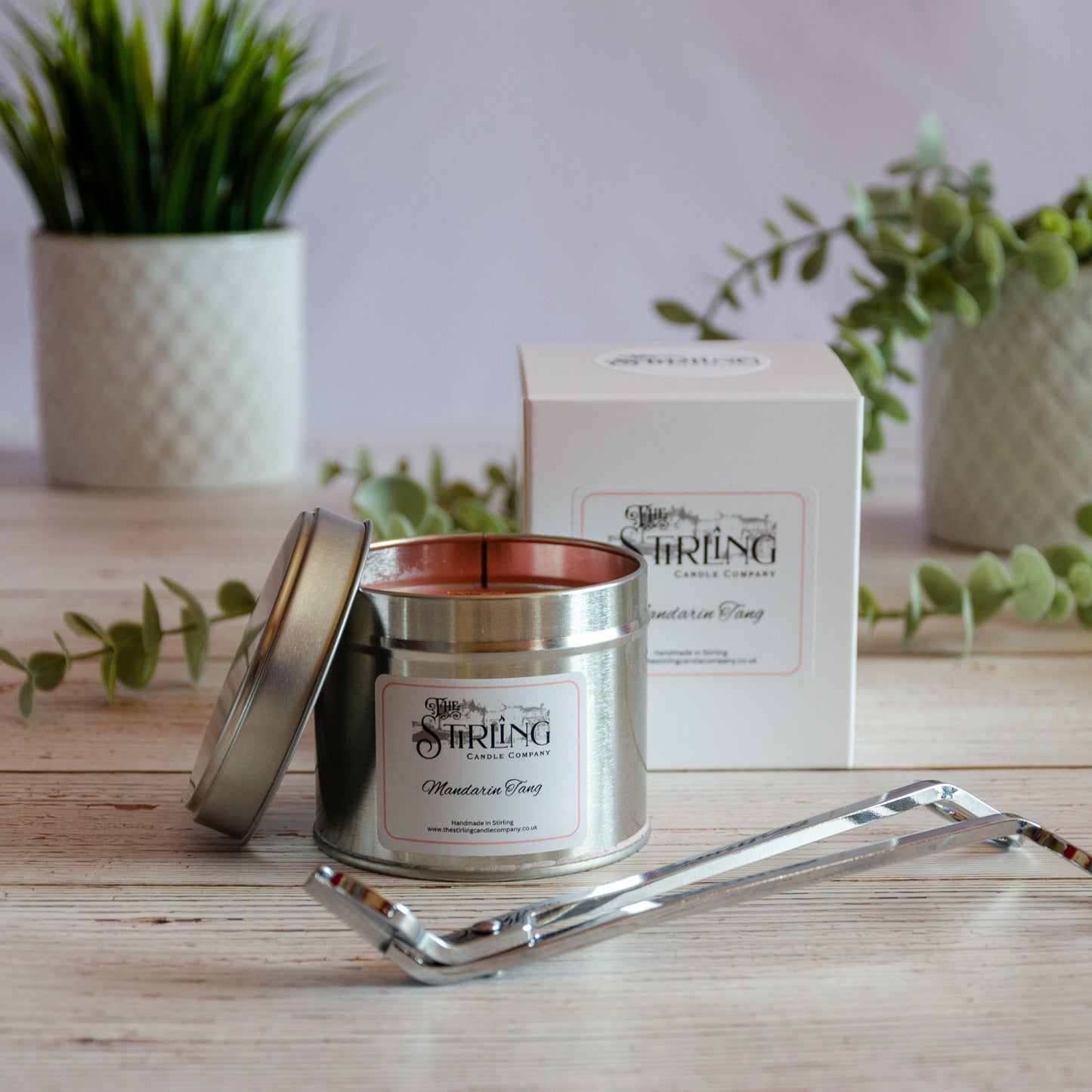 Mandarin Tang - Travel Tin Candle - Wooden Wick