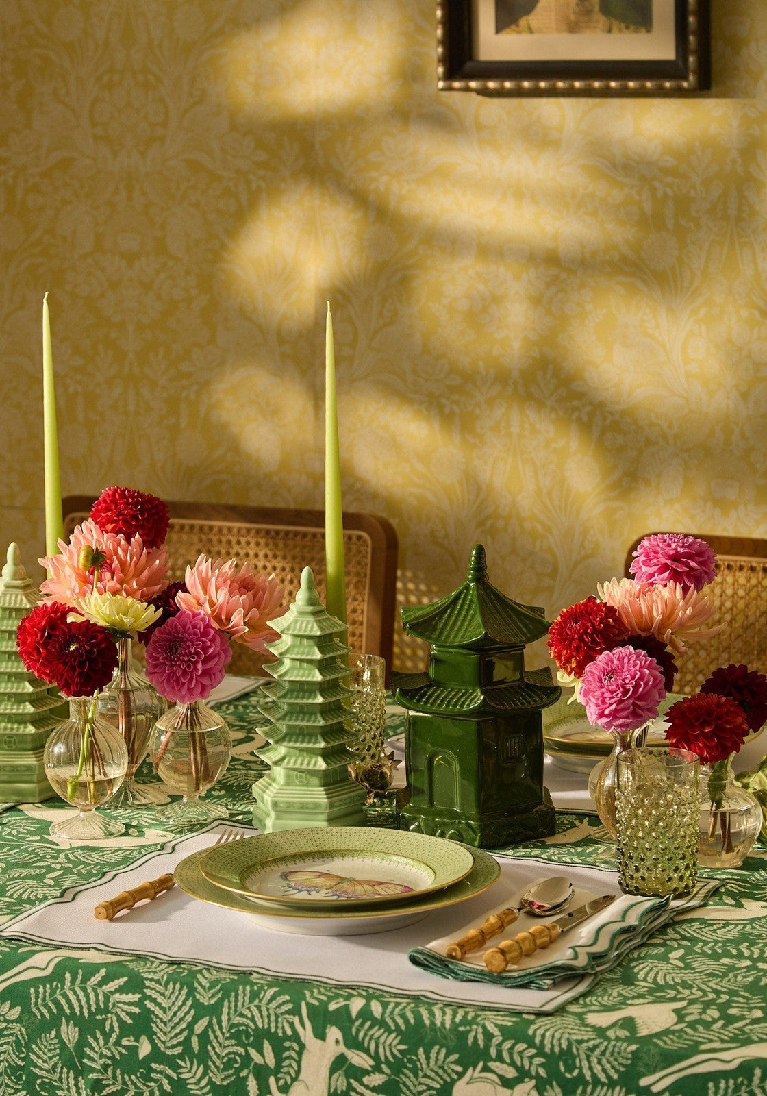 Olivia's Apple Bite Large Taper Candles
