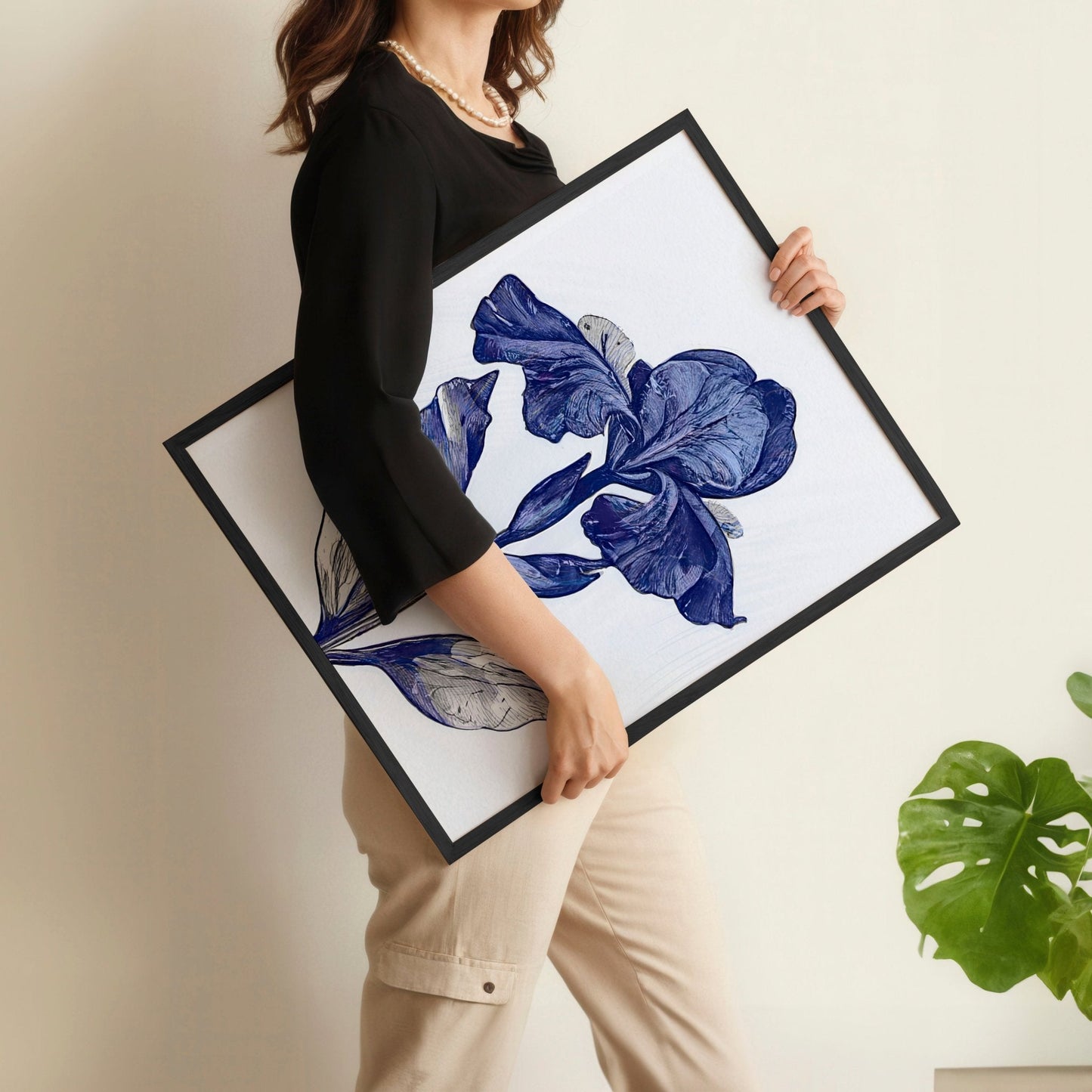 Canvas Pictures For Walls | Set of 3 Botanical Wall art Prints