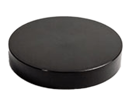 Cap, Black PP lid for our 15ml clear glass jar