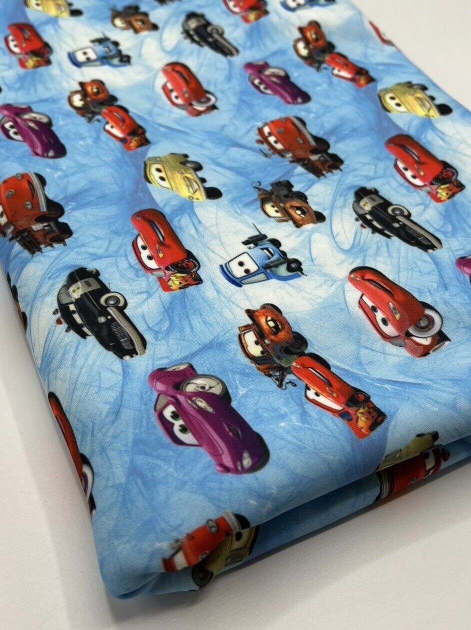 Car Printed Plain Scuba 4 Way Stretch Jersey Fabric