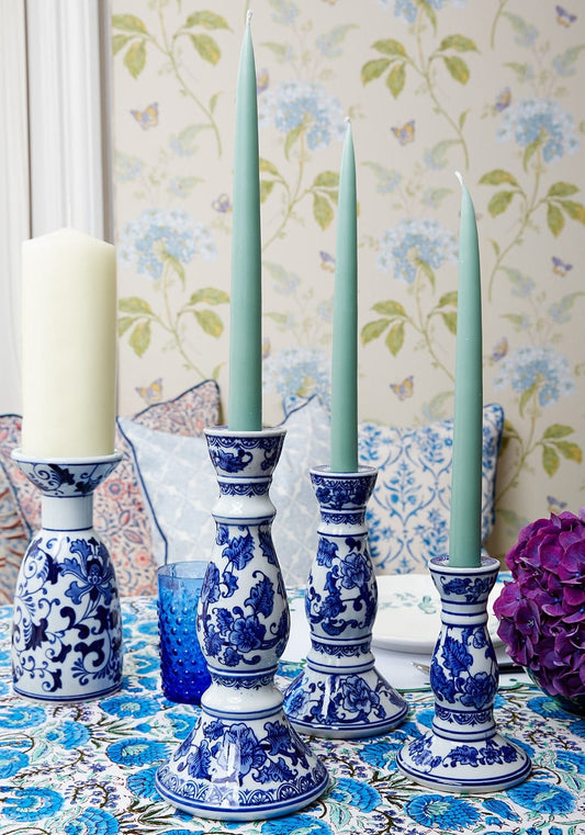 Cara Delft Porcelain Candlestick