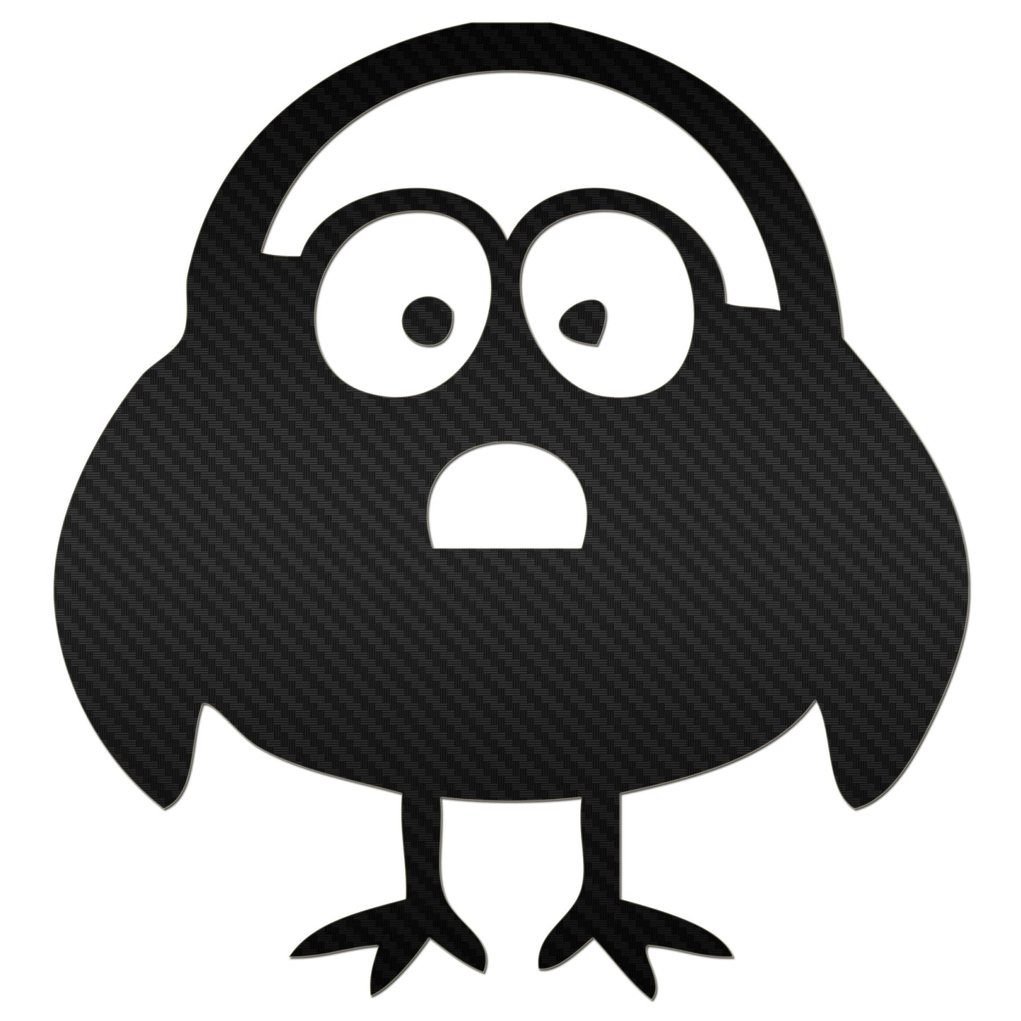 Funny Cartoon Bird Sticker