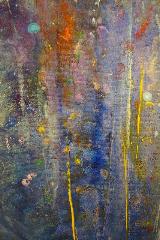 Caringorms Waterfall Abstract | Statement Interior Wall Art from Scotland