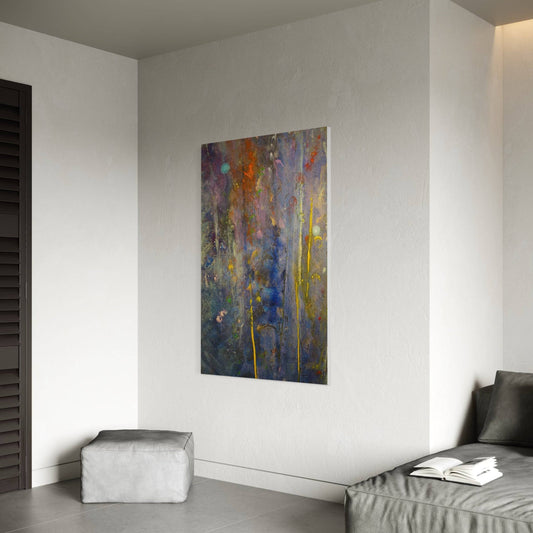 Caringorms Waterfall Abstract | Statement Interior Wall Art from Scotland