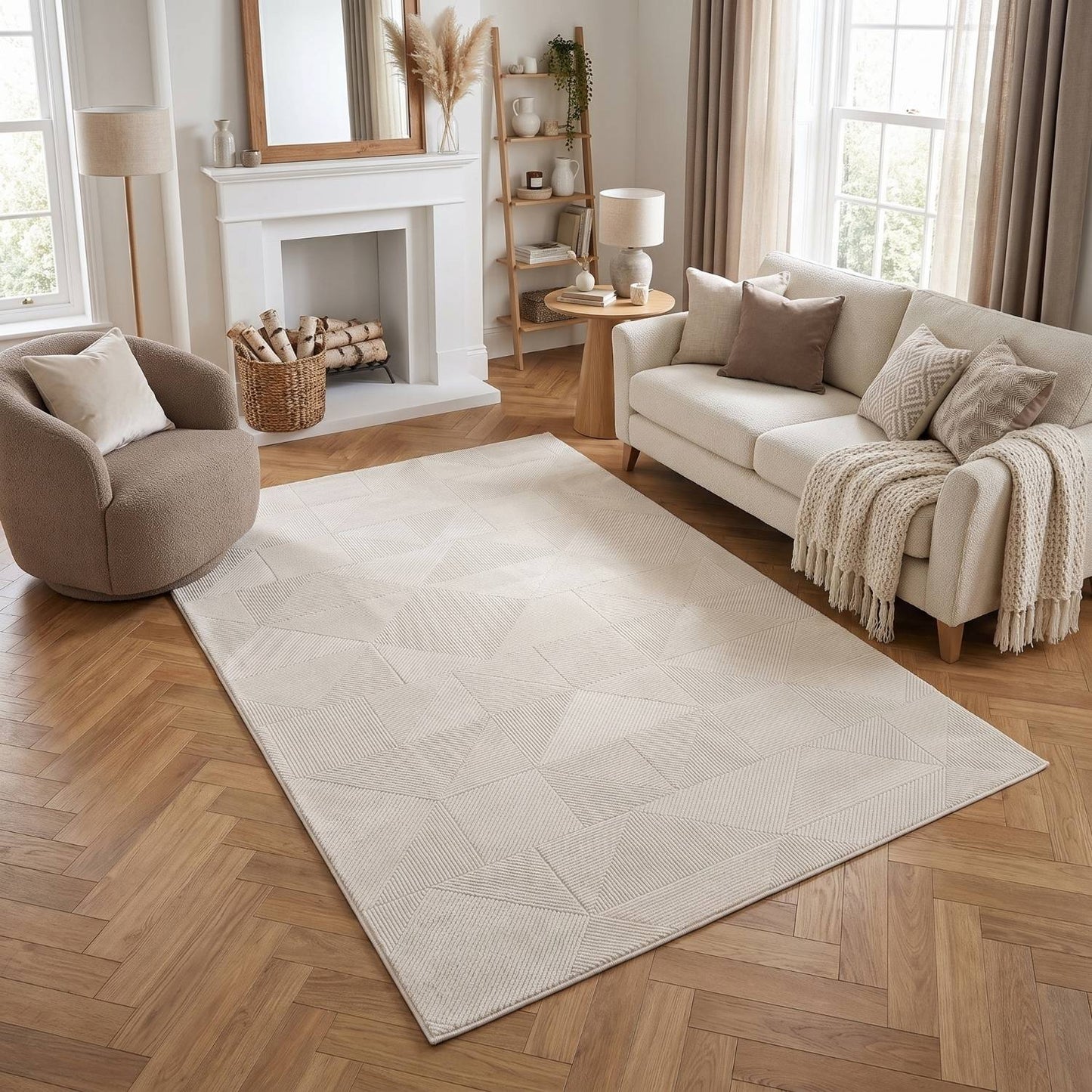 Carmel Cream Rug Abstract | 6000