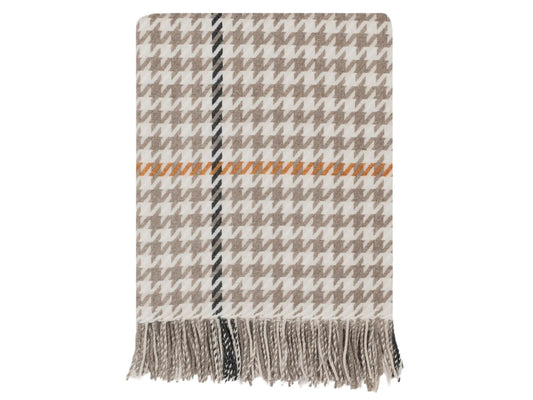 Carroglen Merino Lambswool Throw - Mushroom