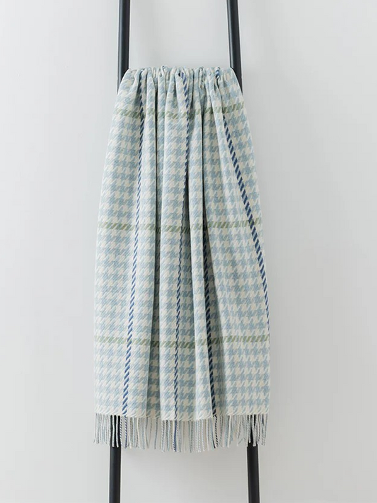 Carroglen Merino Lambswool Throw - Opal
