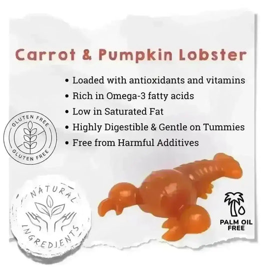 Carrot & Pumpkin Lobster Chew For Dogs