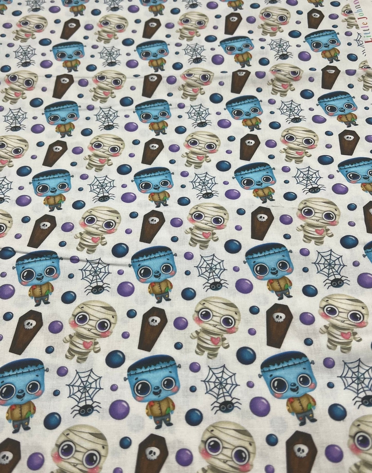 Cartoon Halloween Cotton 115 GSM 100% Cotton Fabric