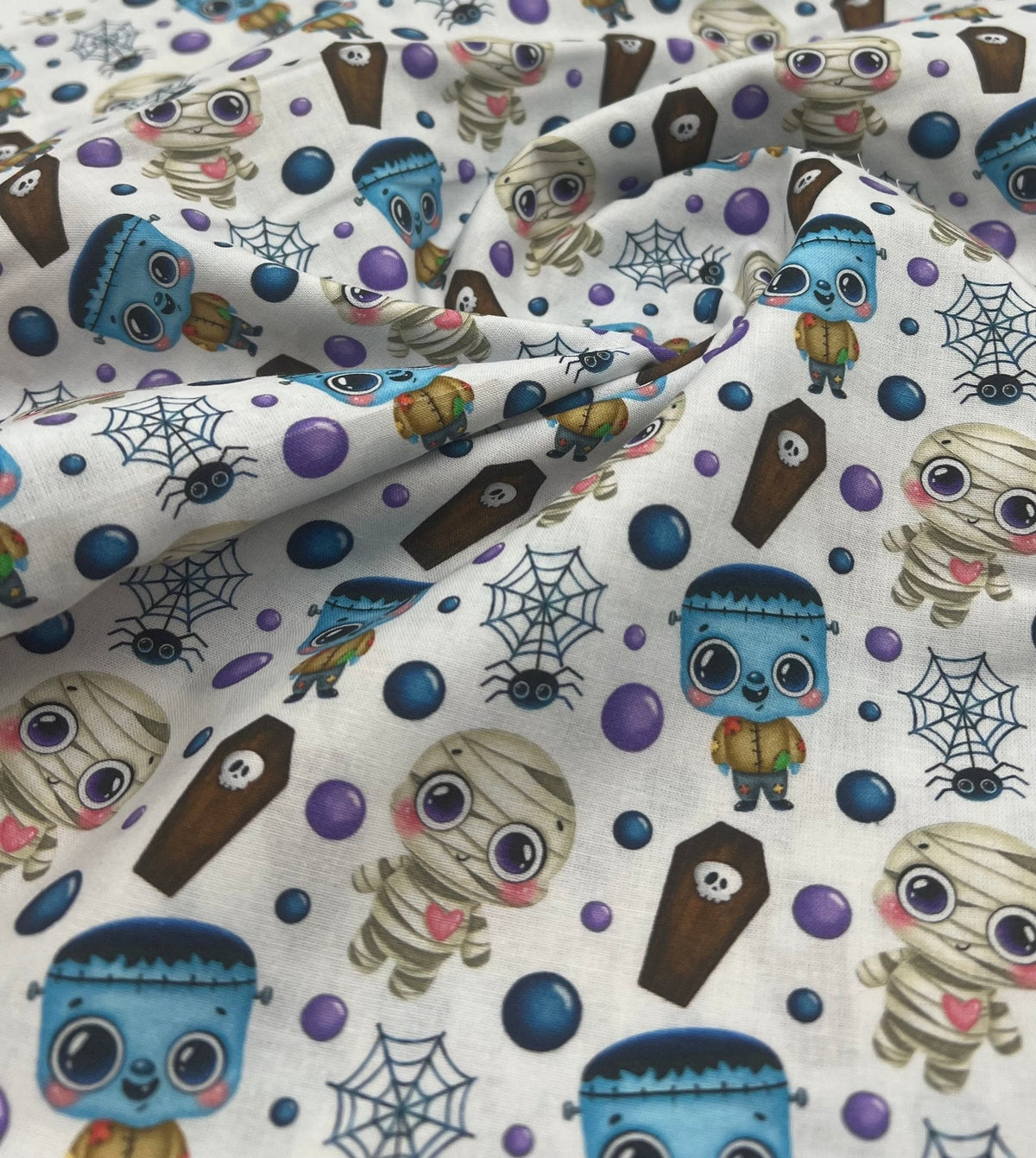 Cartoon Halloween Cotton 115 GSM 100% Cotton Fabric