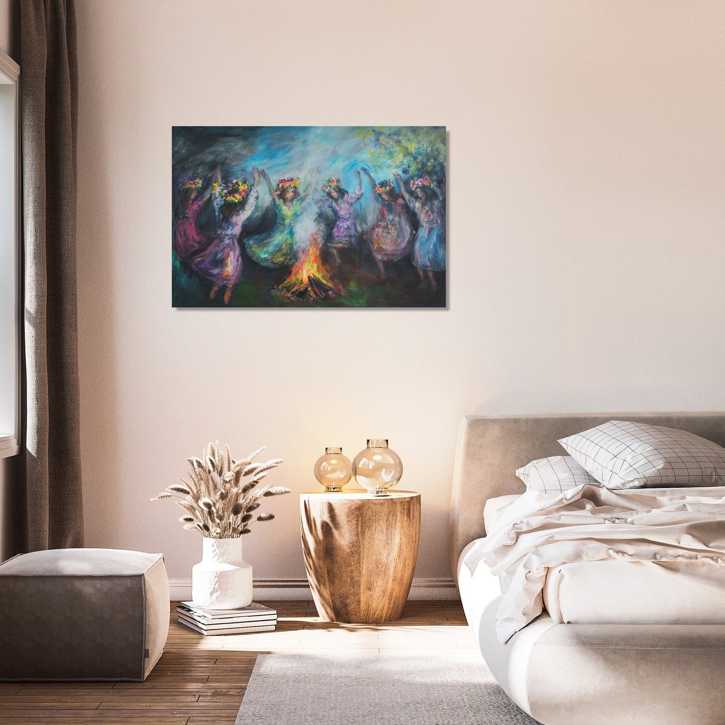 Bealtaine's Joyful Dance Canvas