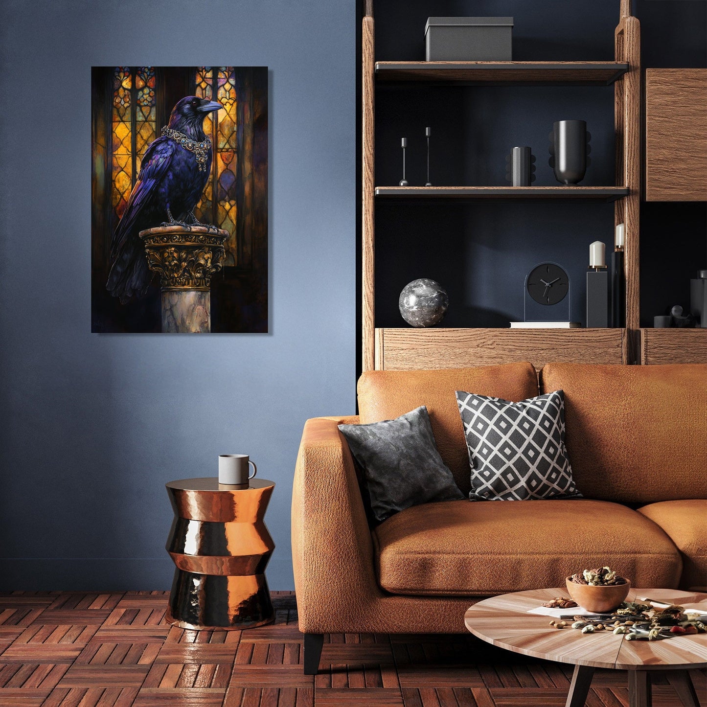 Regal Raven Majesty Canvas