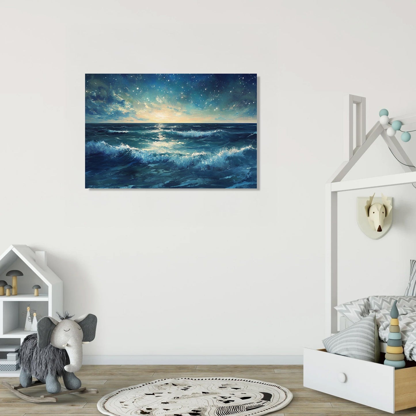 Ocean Meets Stars Canvas