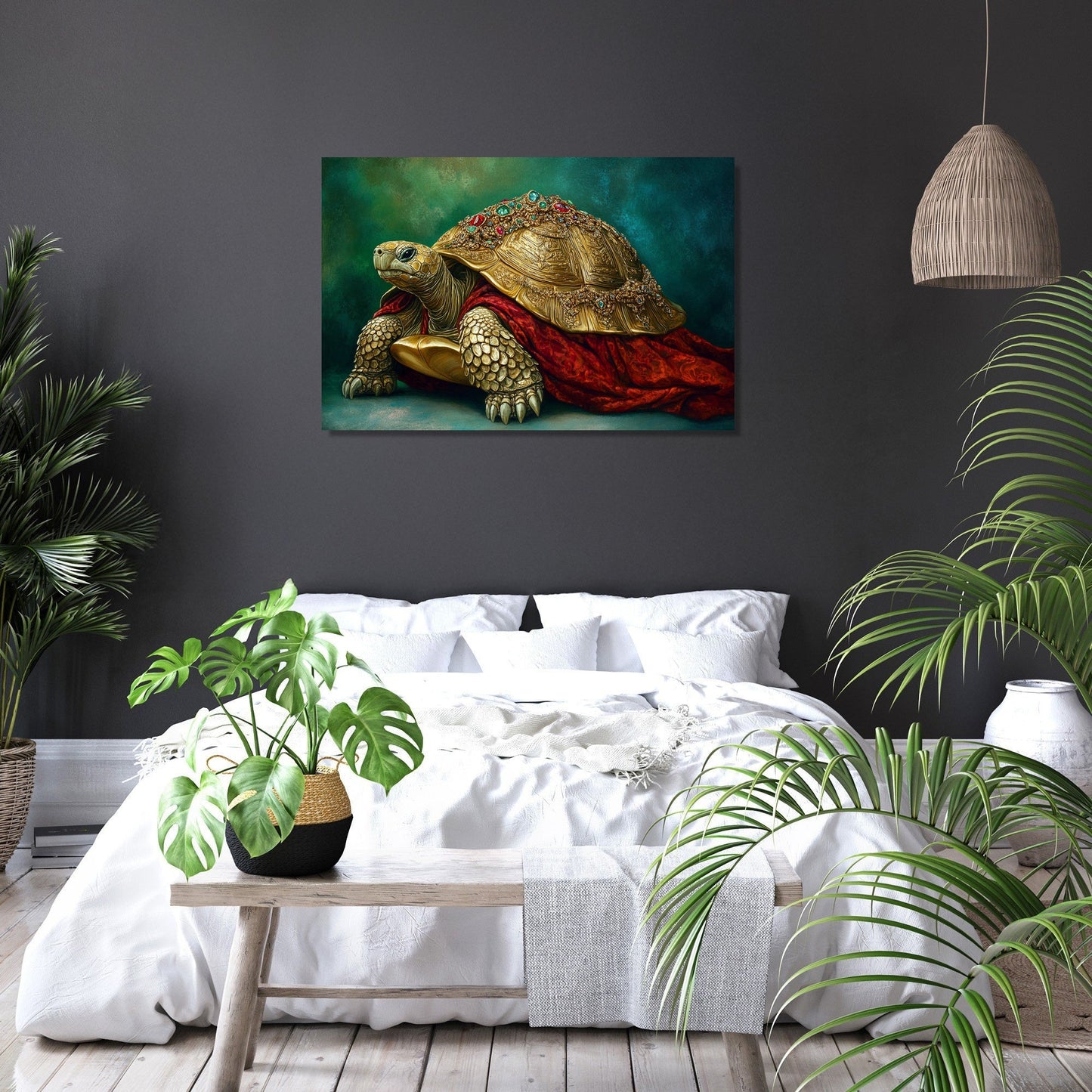 Royal Tortoise Canvas
