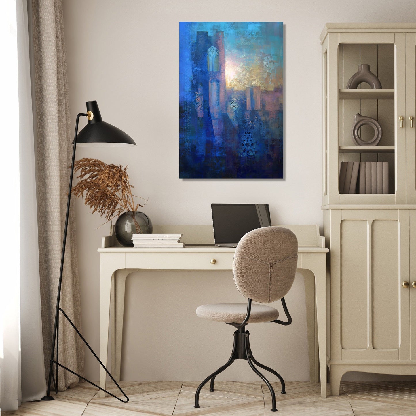Richmond Castle Dawn Canvas