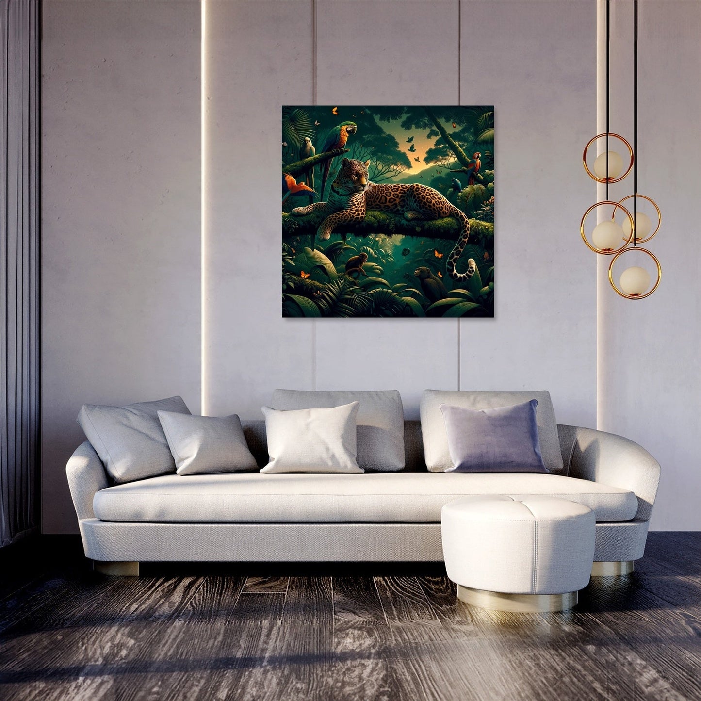 Twilight Jungle Canvas
