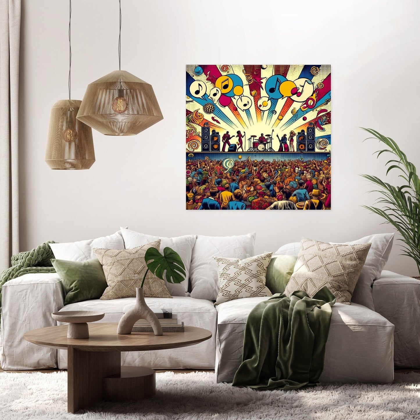Pop Rhythms Festival Canvas
