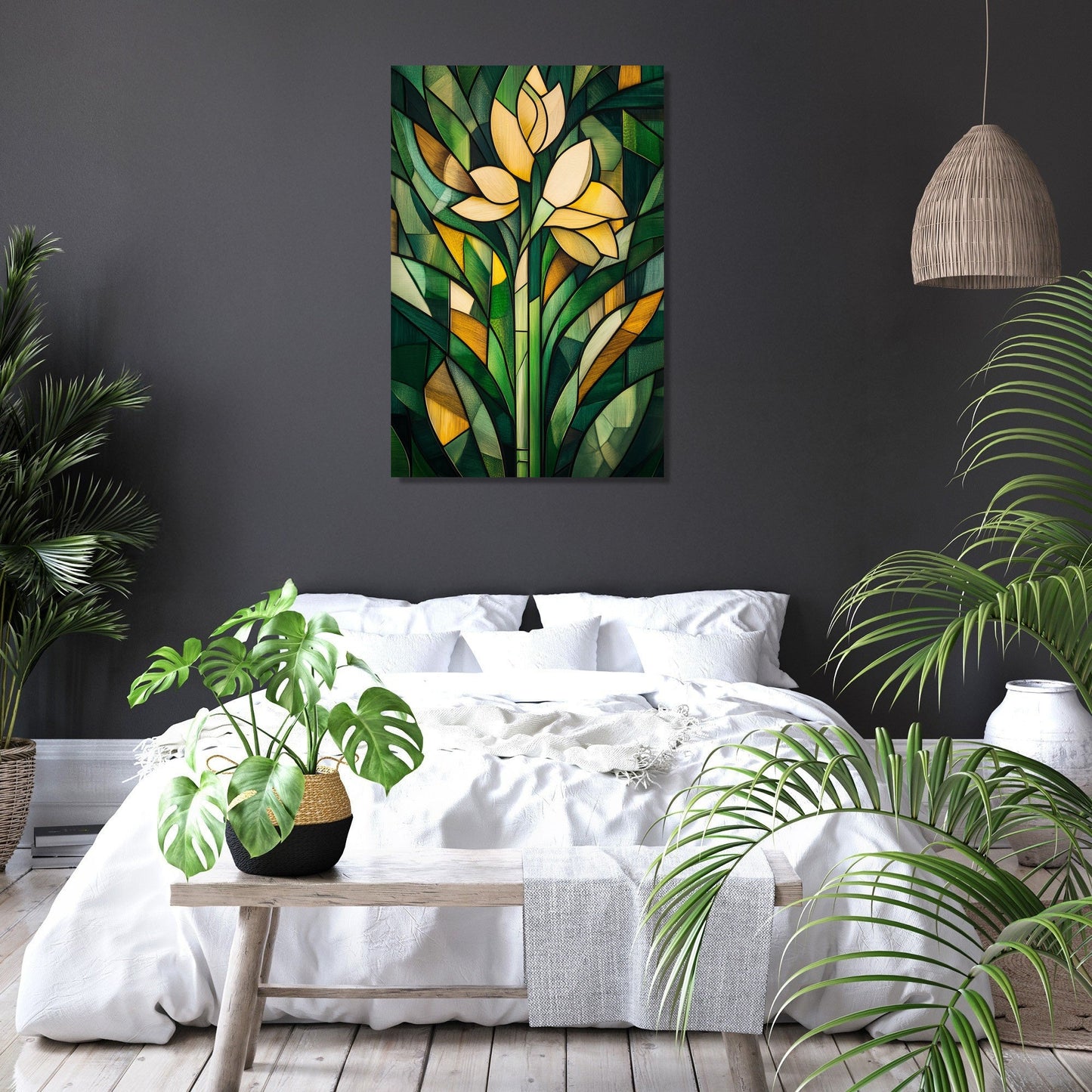 Leek and Daffodil Canvas