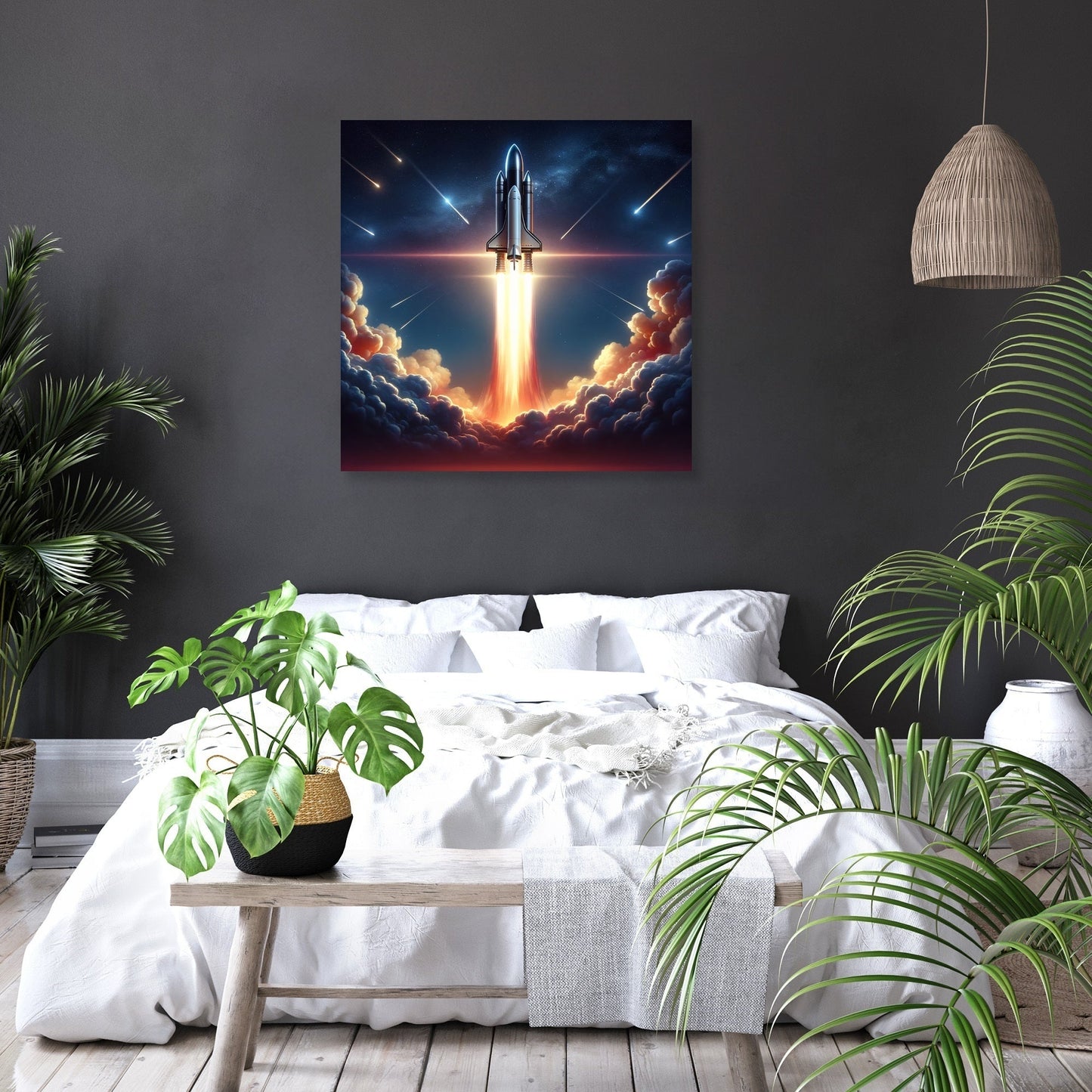 Rocket Liftoff Canvas