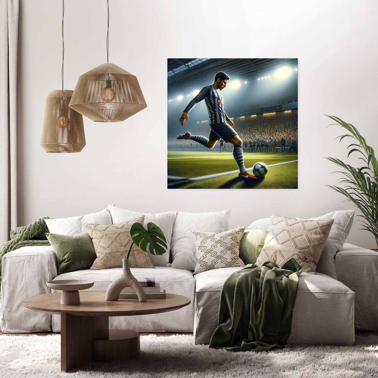 Stadium Showdown Canvas