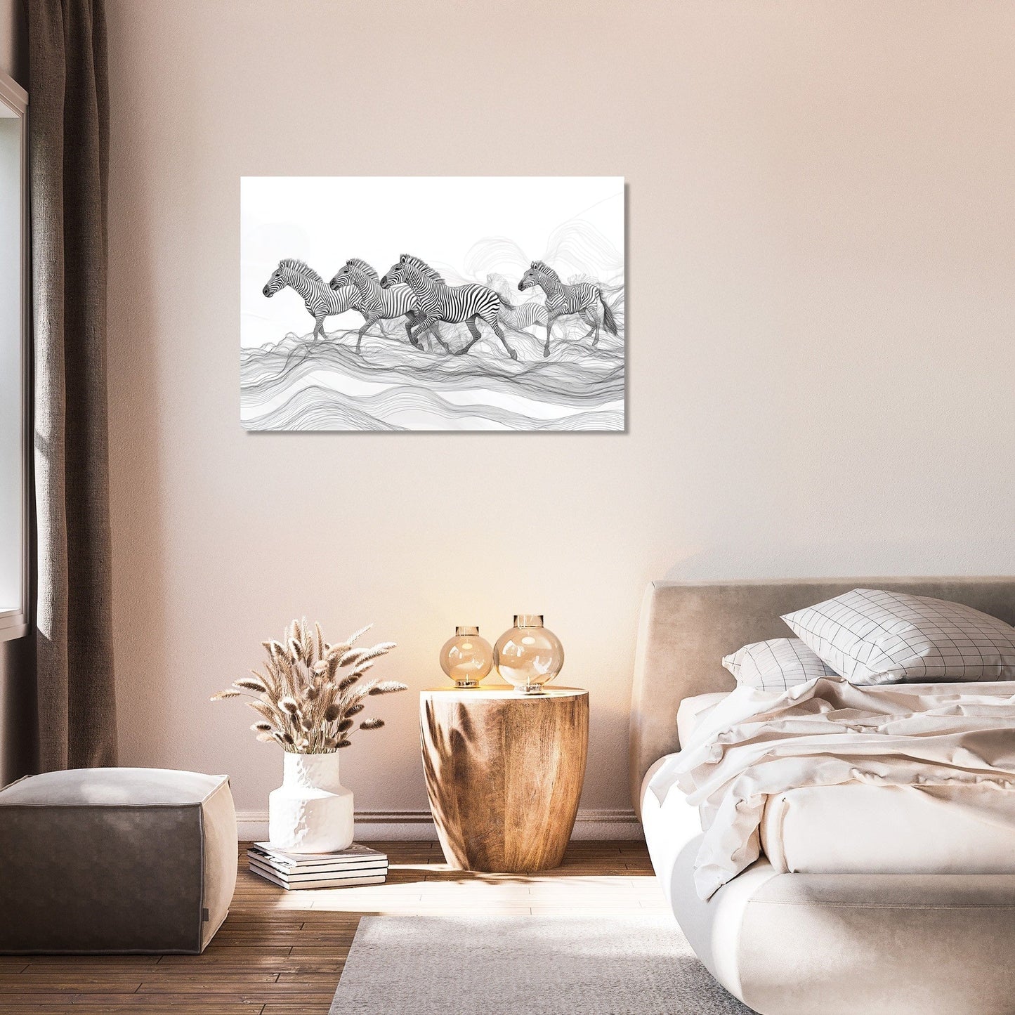 Zebra Plains Canvas