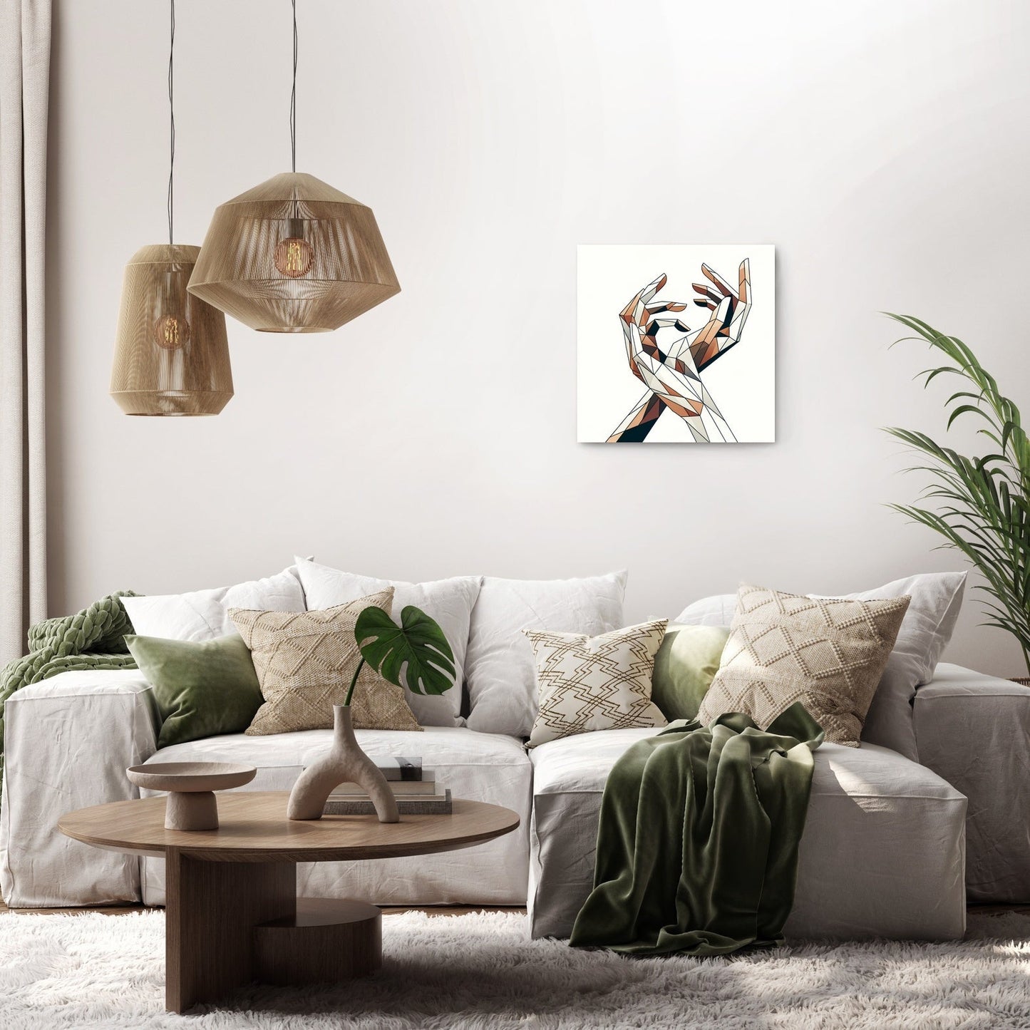 Elegant Gestures Canvas