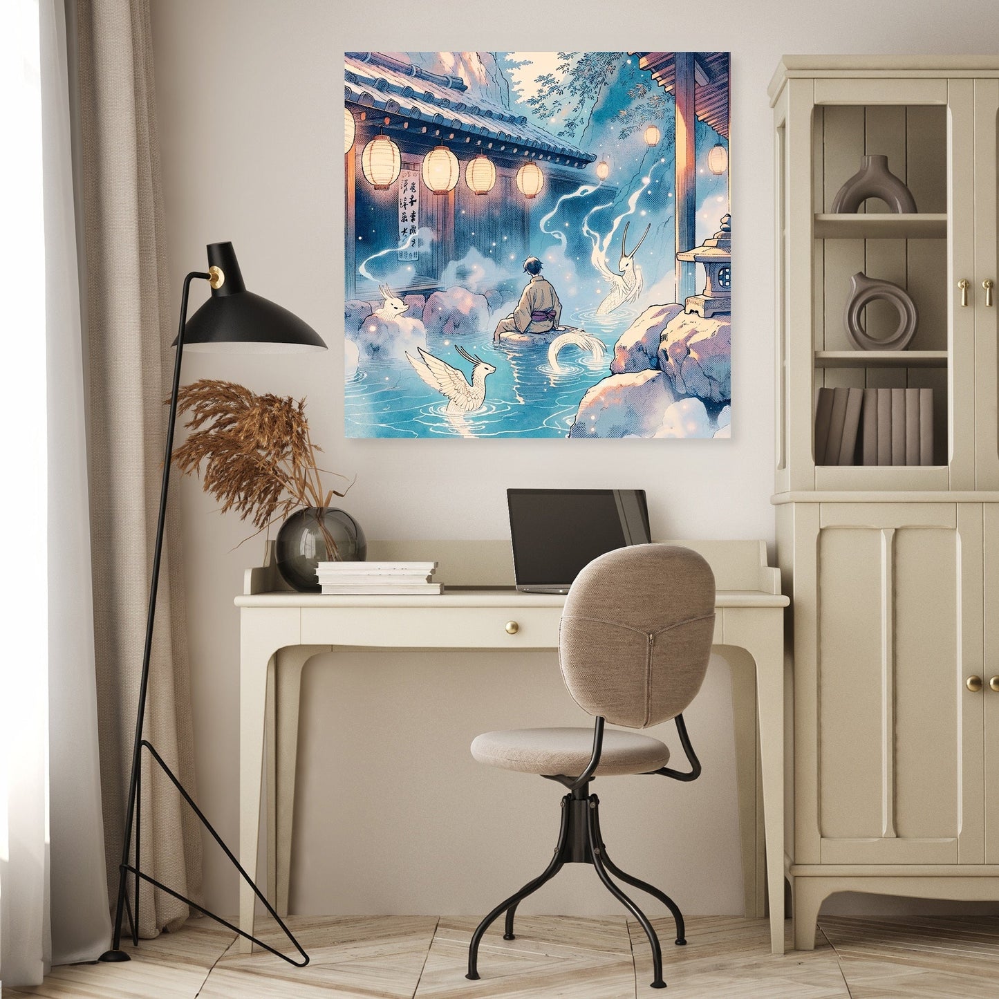 Mystic Onsen Whispers Canvas