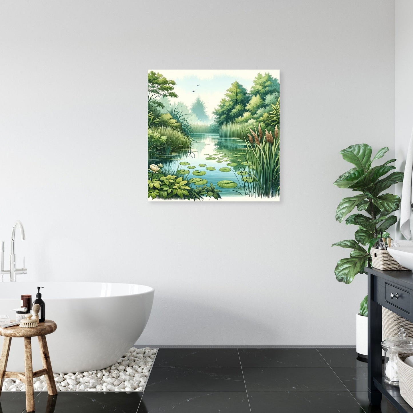 Tranquil Pond Canvas