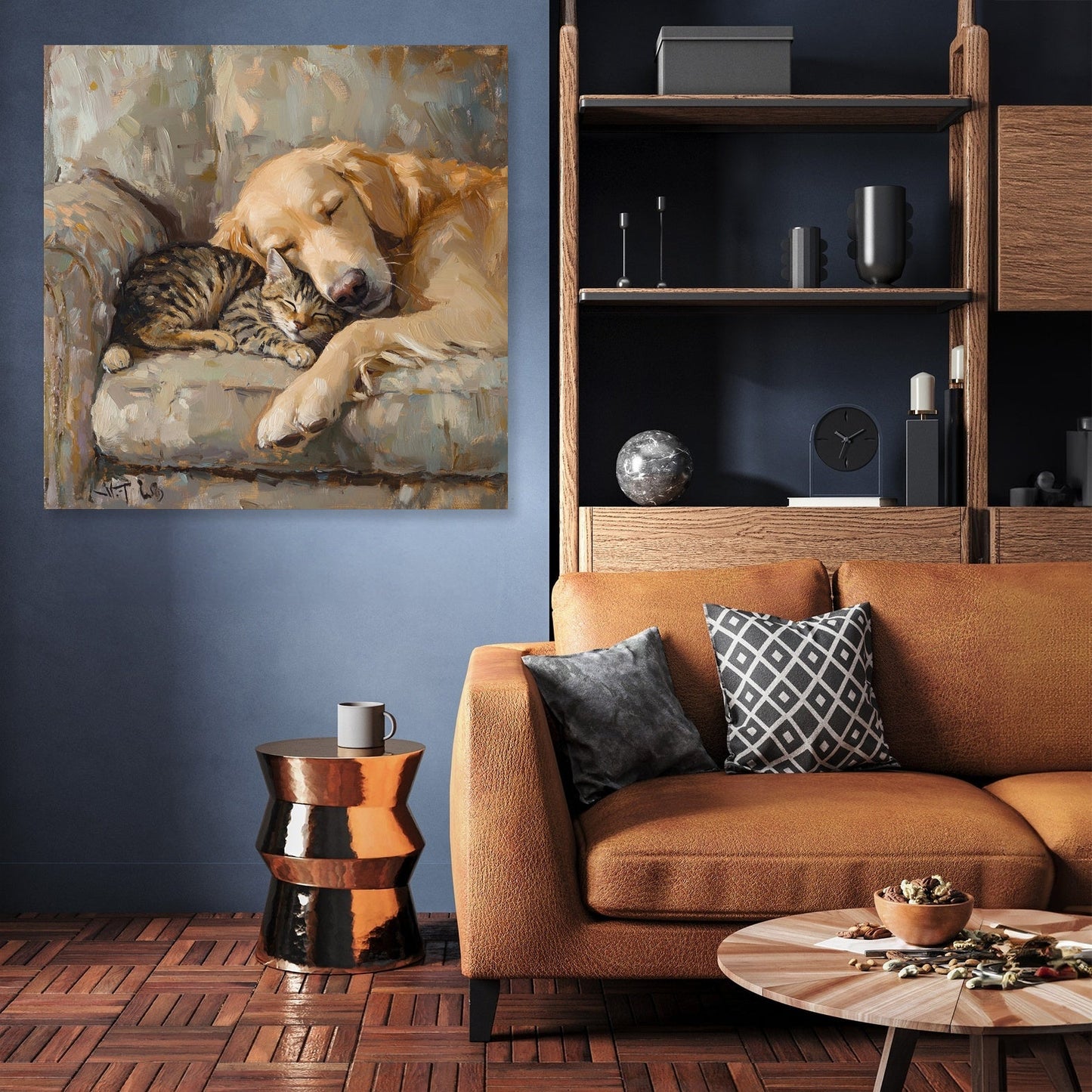 Furry Friends on Canvas