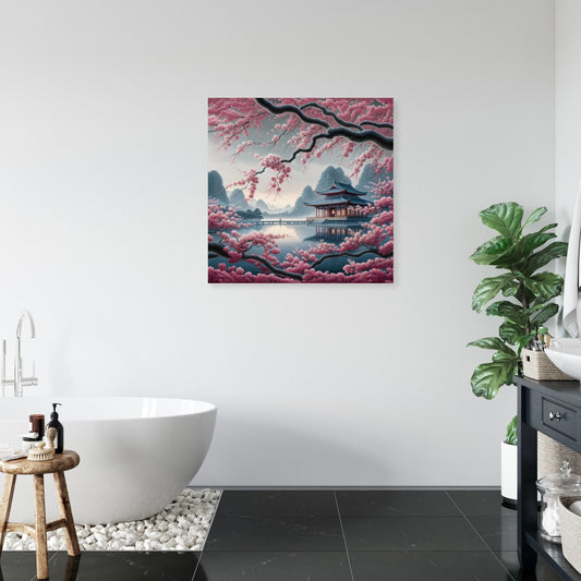 Zen Temple Serenity Canvas