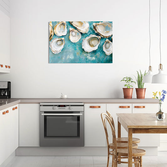 Iridescent Oyster Harmony Canvas