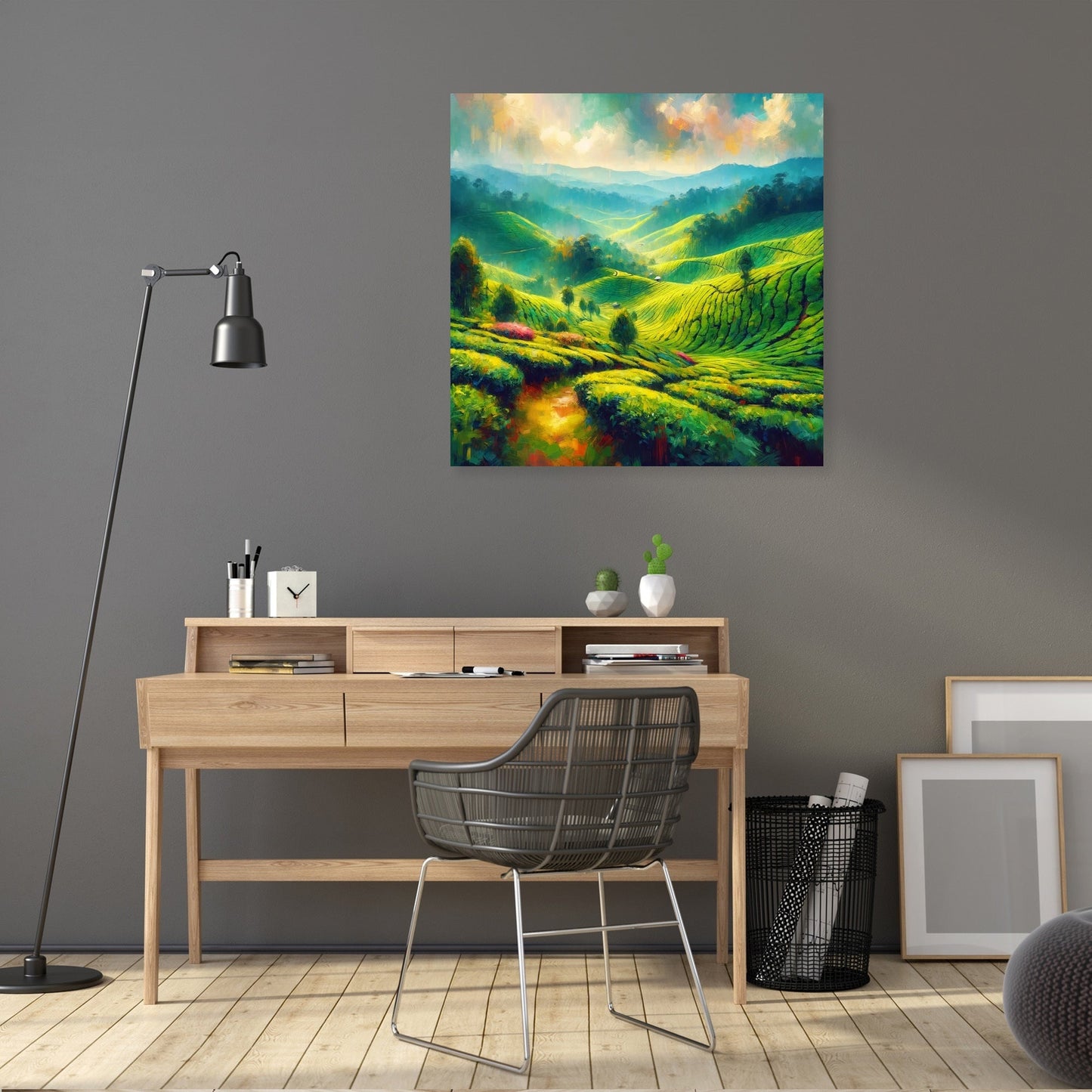 Cameron Highlands Tea Fields Canvas