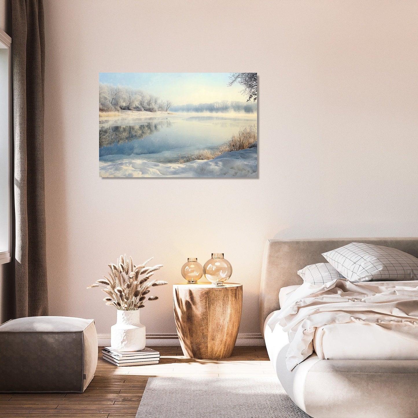 Frosted Serenity Canvas