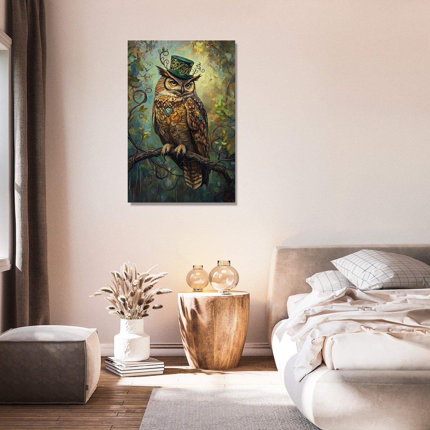 Celtic Owl Canvas